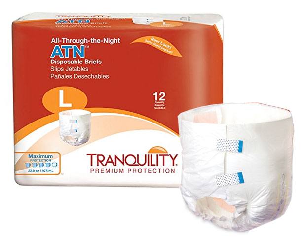 Tranquility ATN (All-Through-the-Night) Adult Diapers